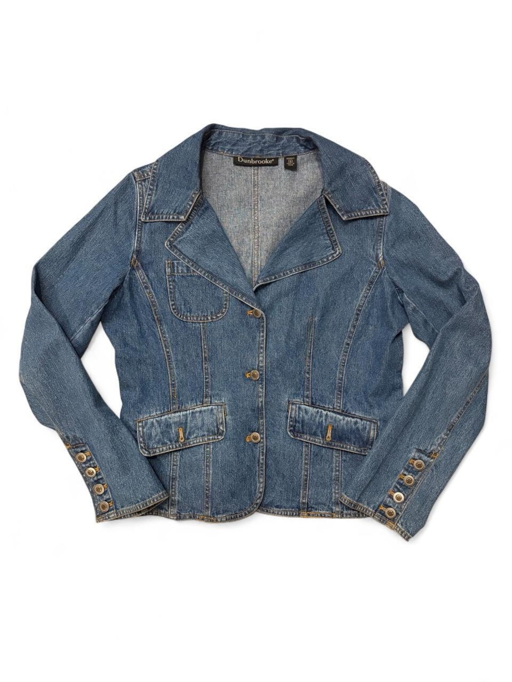 cute denim blazer